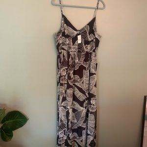 Express floral full length dress